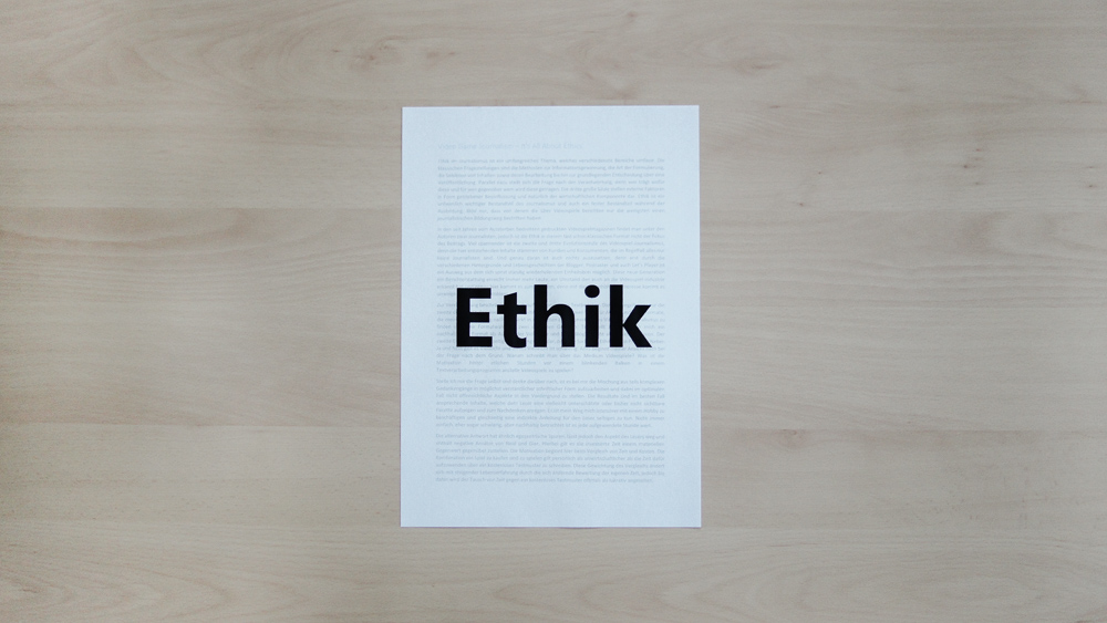 Video Game Journalism – It's All About Ethics
